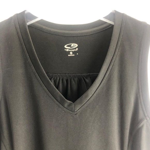 C9 By Champion Women's Black Athletic Shirt V-Neck - Picture 2 of 8